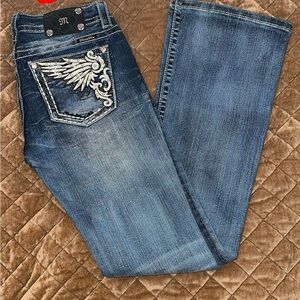 Angel Wing Miss Me Boot Cut